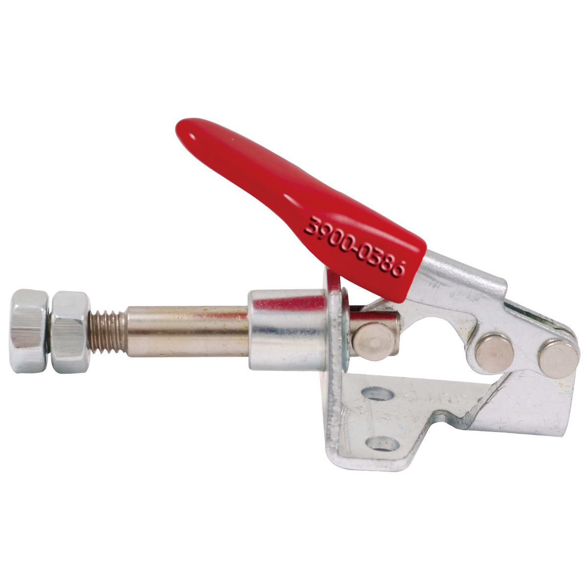 STRIAGH LINE FLANGED BASE TOGGLE CLAMP WITH 100 LBS HOLDING CAPACITY (3900-0386)