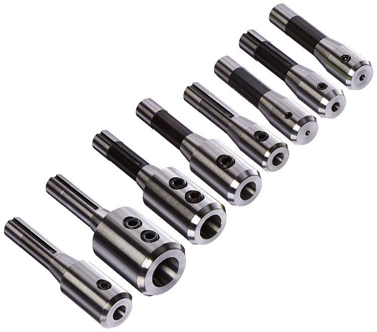 8 PIECE R8 END MILL HOLDER SET (3/16 -1-1/4") (3900-1008)