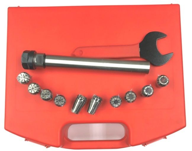 ER-16 3/4 X4" STRAIGHT SHANK SPRING COLLET CHUCK SET (3900-1672)