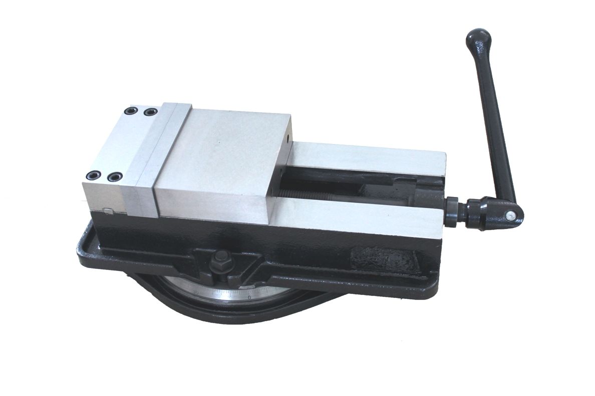 PRO-SERIES ANGLE-TIGHT POSITIVE-LOCK 6" MILLING VISE ON SWIVEL BASE (3900-2103)