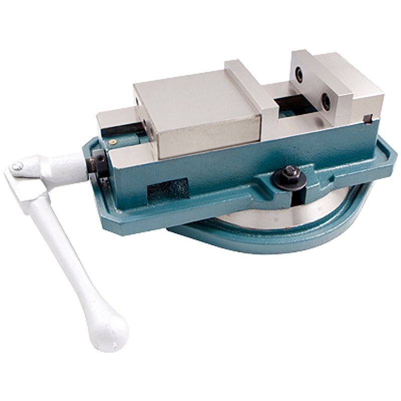 4" ULTRA SERIES ANGLE TIGHT POSITIVE LOCK MILL VISE ON SWIVEL BASE (3900-2204)