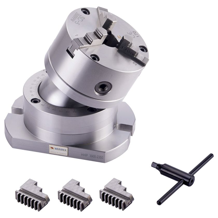 VERTEX 5" 3-JAW 360 DEGREE ROTARY CHUCK (3900-2350)