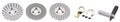 VERTEX DIVIDING PLATES FOR 8" VERTEX ONLY ROTARY TABLES (3900-2392)