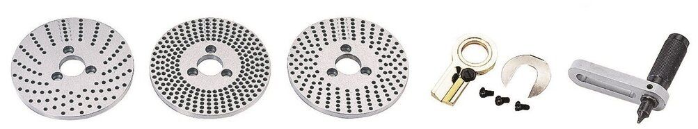 VERTEX DIVIDING PLATES FOR 8" VERTEX ONLY ROTARY TABLES (3900-2392)