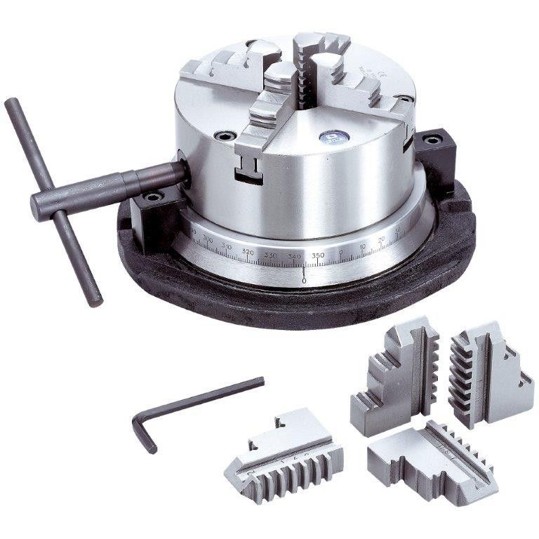 VERTEX 8" 4-JAW SELF-CENTERING ROTARY CHUCK (3900-2418)