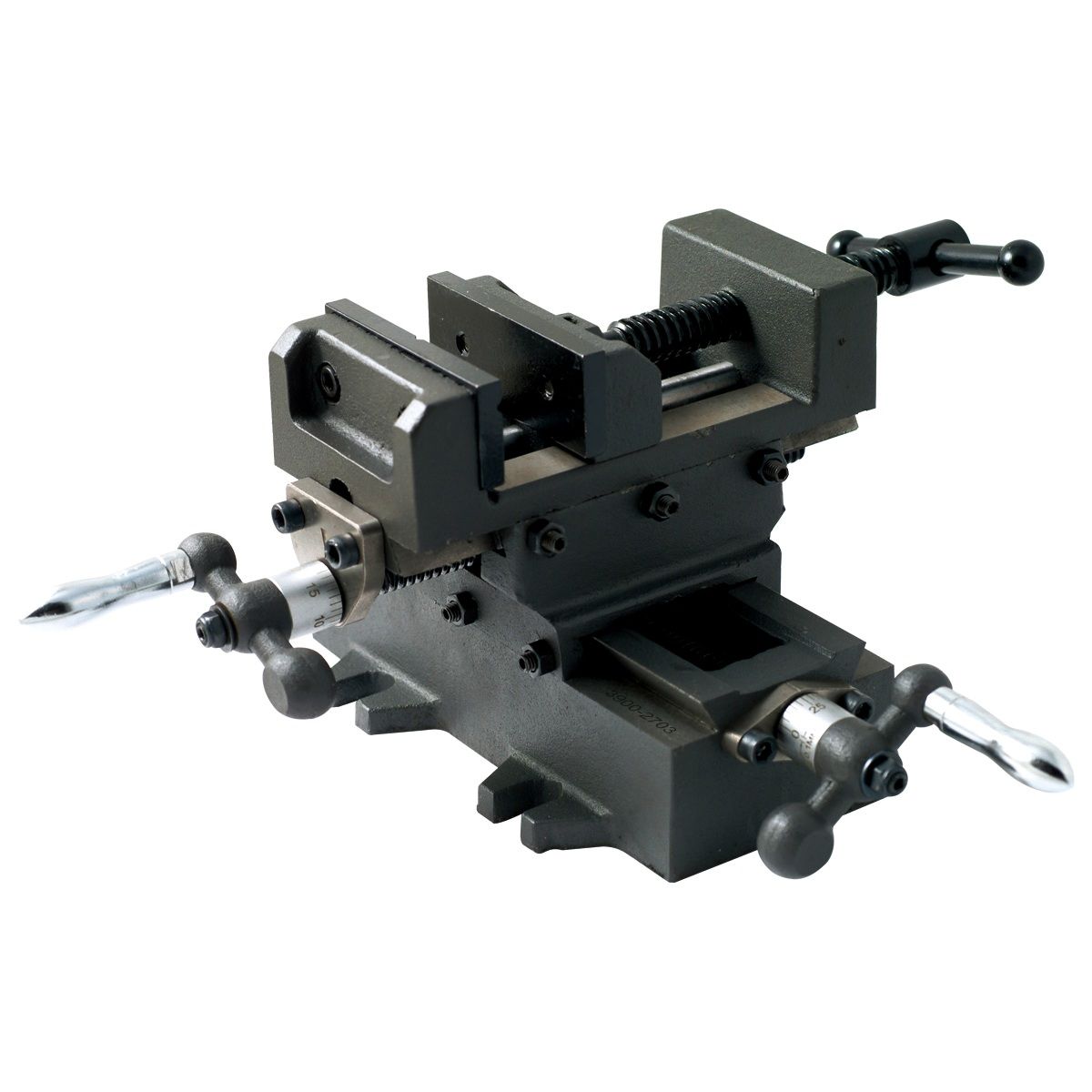 6" HEAVY DUTY CROSS SLIDE VISE WITH METRIC DIAL (3900-2706)