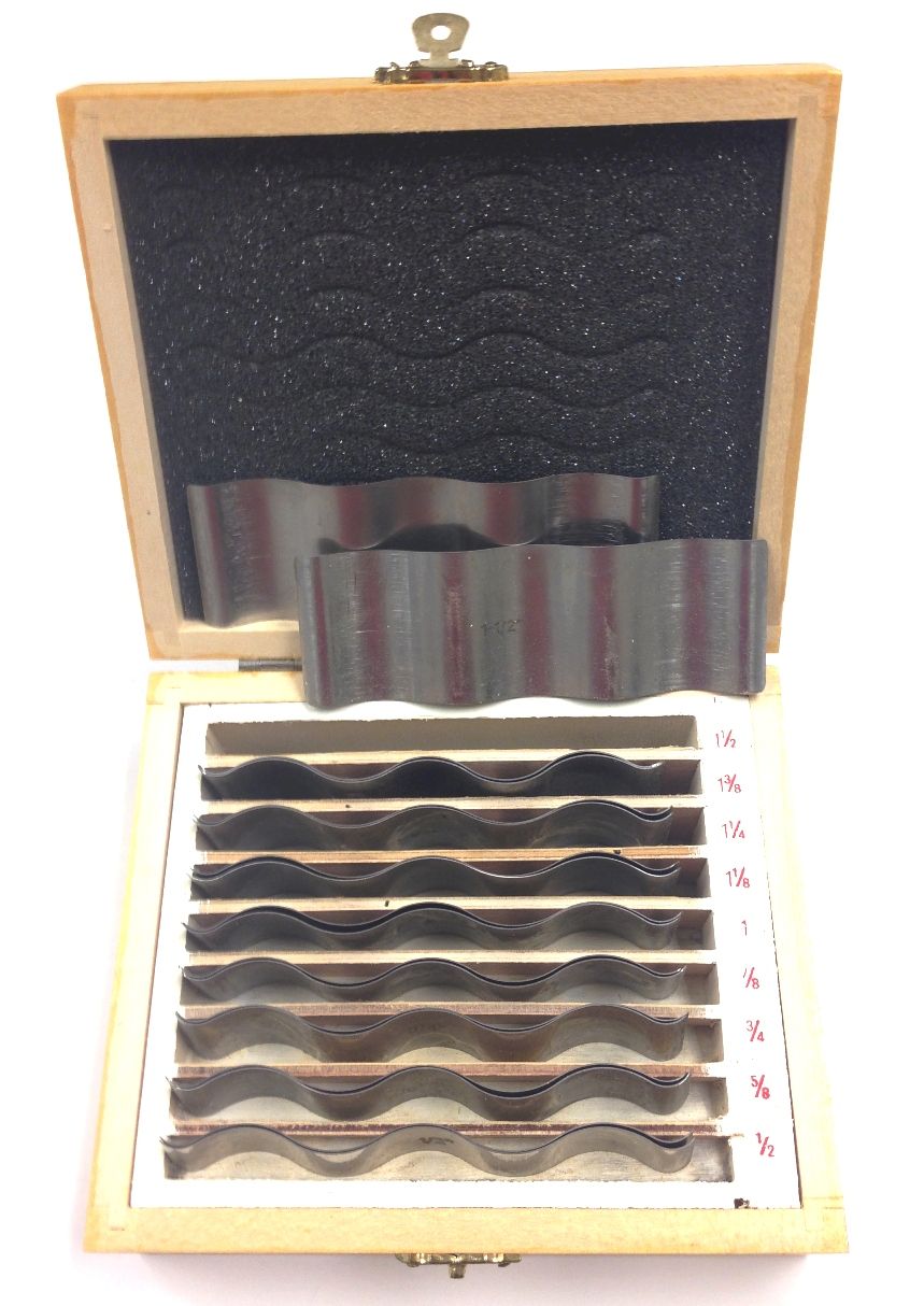 1/2 TO 1-1/2" 9 PAIR WAVY PARALLEL SET (3900-2909)