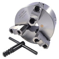 6" 3-JAW TOP REVERSIBLE SELF CENTERING PLAIN BACK LATHE CHUCK (3900-3401)