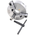 8" 3 JAW TOP REVERSIBLE SELF CENTERING PLAIN BACK LATHE CHUCK (3900-3402)