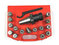 ER-25 CAT40 V-FLANGE SPRING COLLET CHUCK SET (3900-4023)