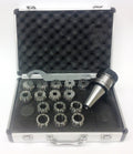 ER-40 CAT 40 V-FLANGE SPRING COLLET CHUCK SET (3900-4040)