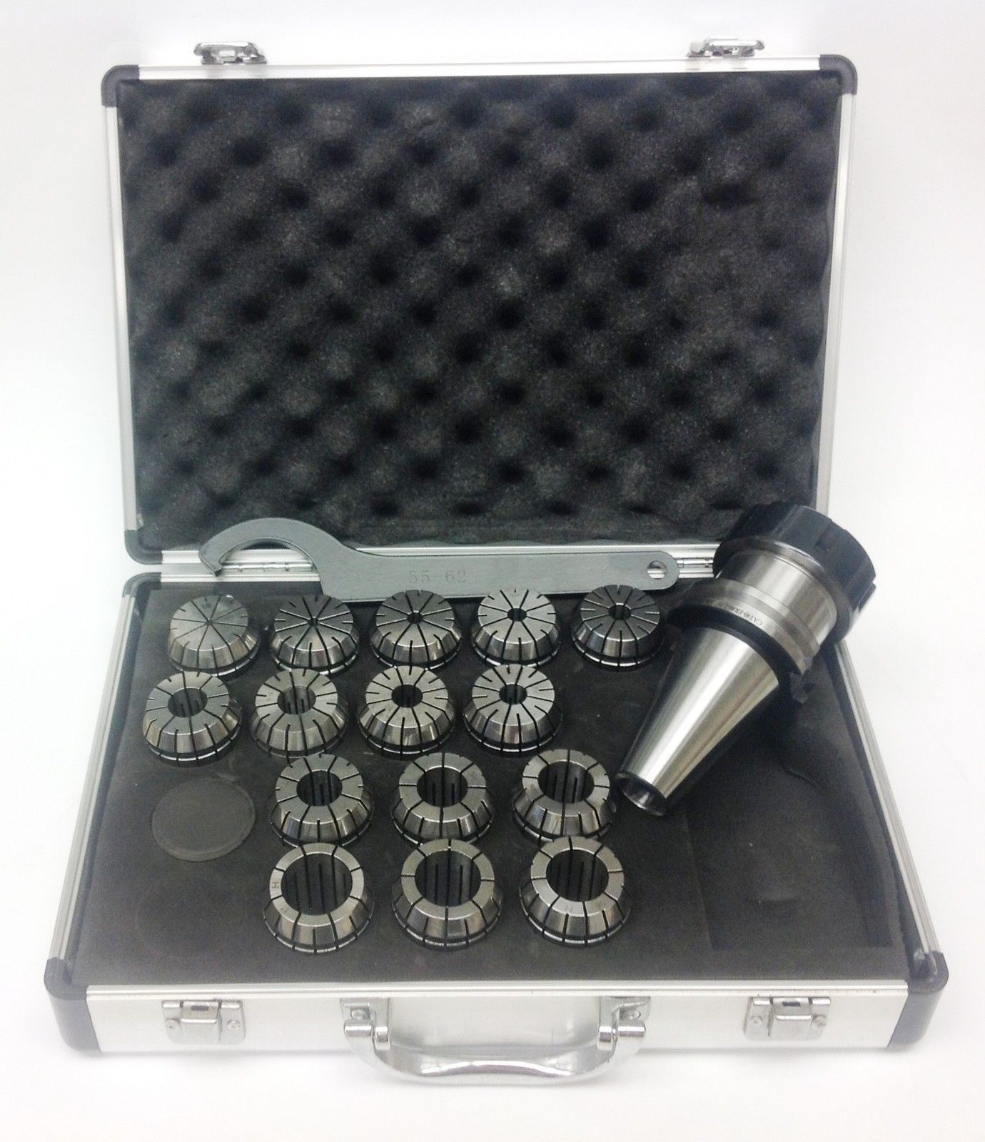 ER-40 CAT 40 V-FLANGE SPRING COLLET CHUCK SET (3900-4040)