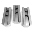TAIKI 8" 1.5MM X 60 DEGREE 3 PIECE STEEL SOFT JAW SET (3900-4688)