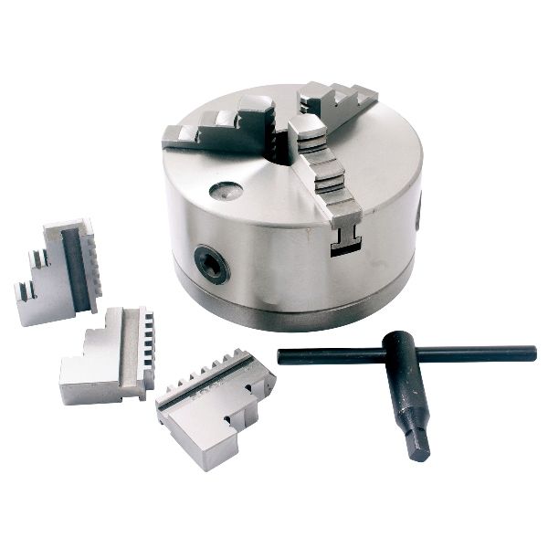 2-1/4"-8 THREAD MOUNT 6" 3-JAW SELF-CENTERING LATHE CHUCK (3900-4724)