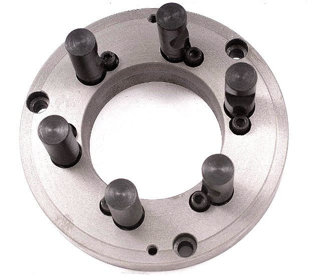 10" D-6 MOUNT BACK PLATE FOR 3-JAW CHUCKS (3900-4835)
