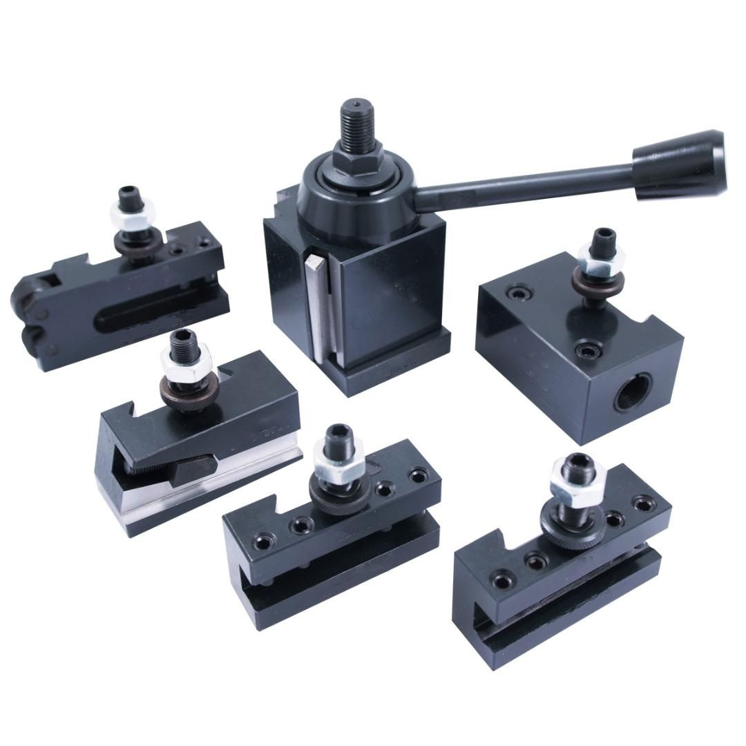 CXA 6 PIECE TOOL POST SET - WEDGE TYPE 251-333 (3900-5130)