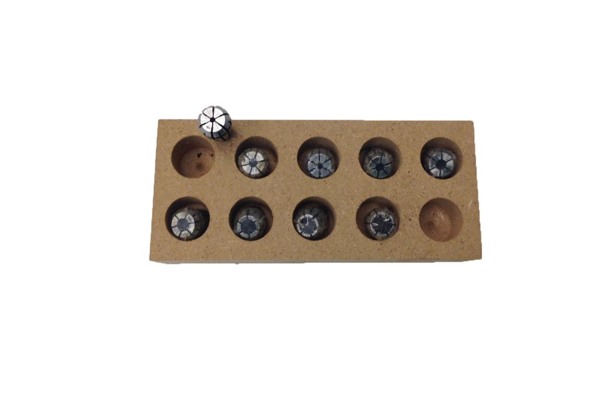1/32~9/32" 9 PIECE ER-11 SPRING COLLET SET (3900-5164)