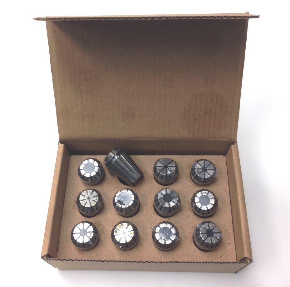 1/16~1/2" ER-20 12 PIECE SPRING COLLET SET (3900-5205)