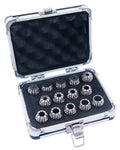 PRO-SERIES 14 PIECE HIGH ACCURACY 3/32-1/2" ER-20 SPRING COLLET SET (3901-5334)