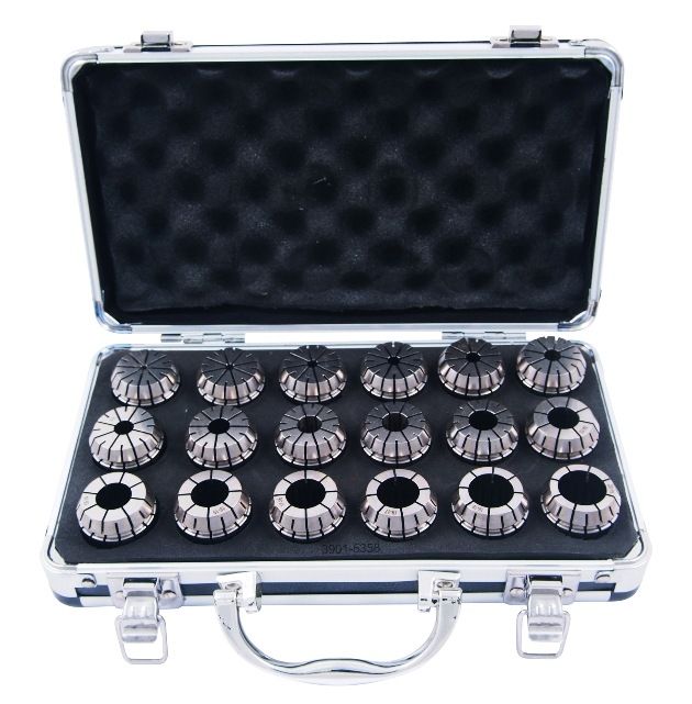 PRO-SERIES 18 PIECE HIGH ACCURACY 3-20MM ER-32 SPRING COLLET SET (3901-5358)