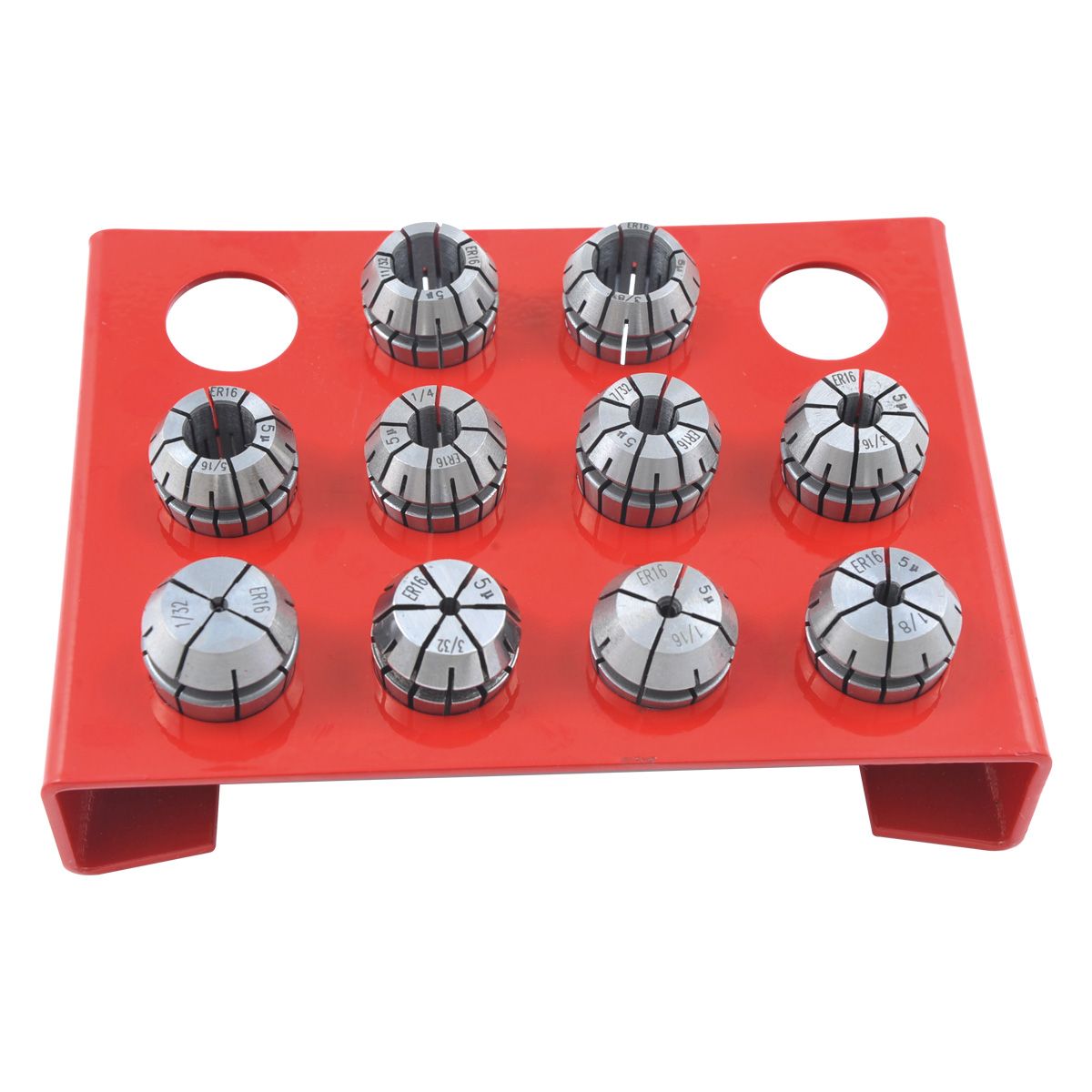 PRO-SERIES 10 PIECE ER-16 SPRING COLLET SET WITH RACK (3901-5360)