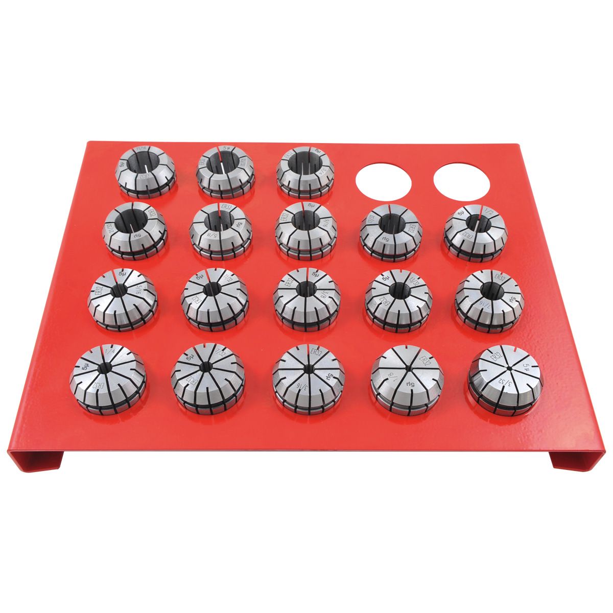 PRO-SERIES 18 PIECE ER-32 SPRING COLLET SET WITH RACK (3901-5365)