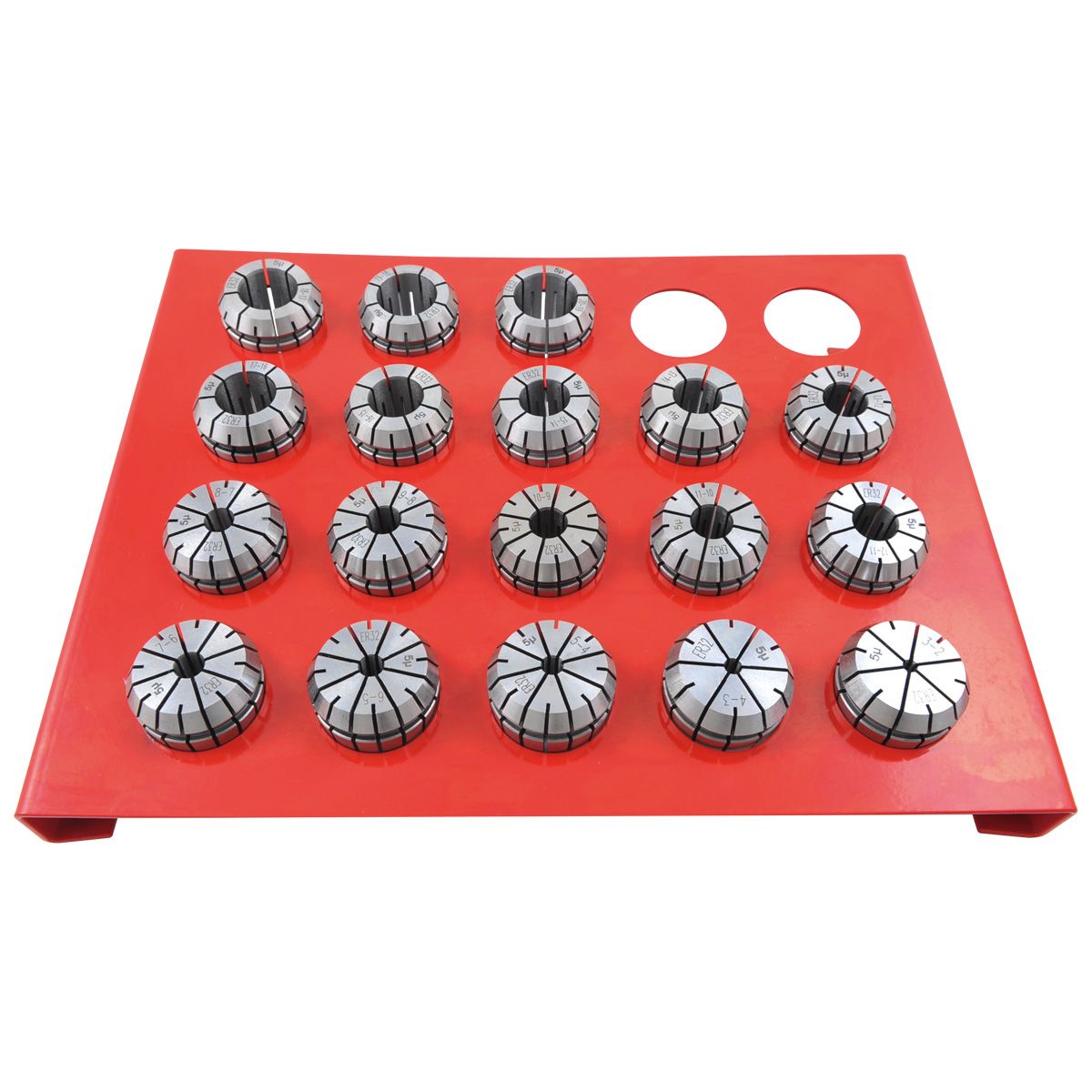 PRO-SERIES 18 PIECE ER-32 SPRING COLLET SET WITH RACK (3901-5378)