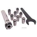 PROSERIES 10 PIECE SK10 LYNDEX STYLE STRAIGHT SHANK COLLET CHUCK SET(3901-5583)