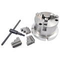 HHIP 4" 3-JAW SELF-CENTERING LATHE CHUCK WITH 6" BACK PLATE (3906-2418)