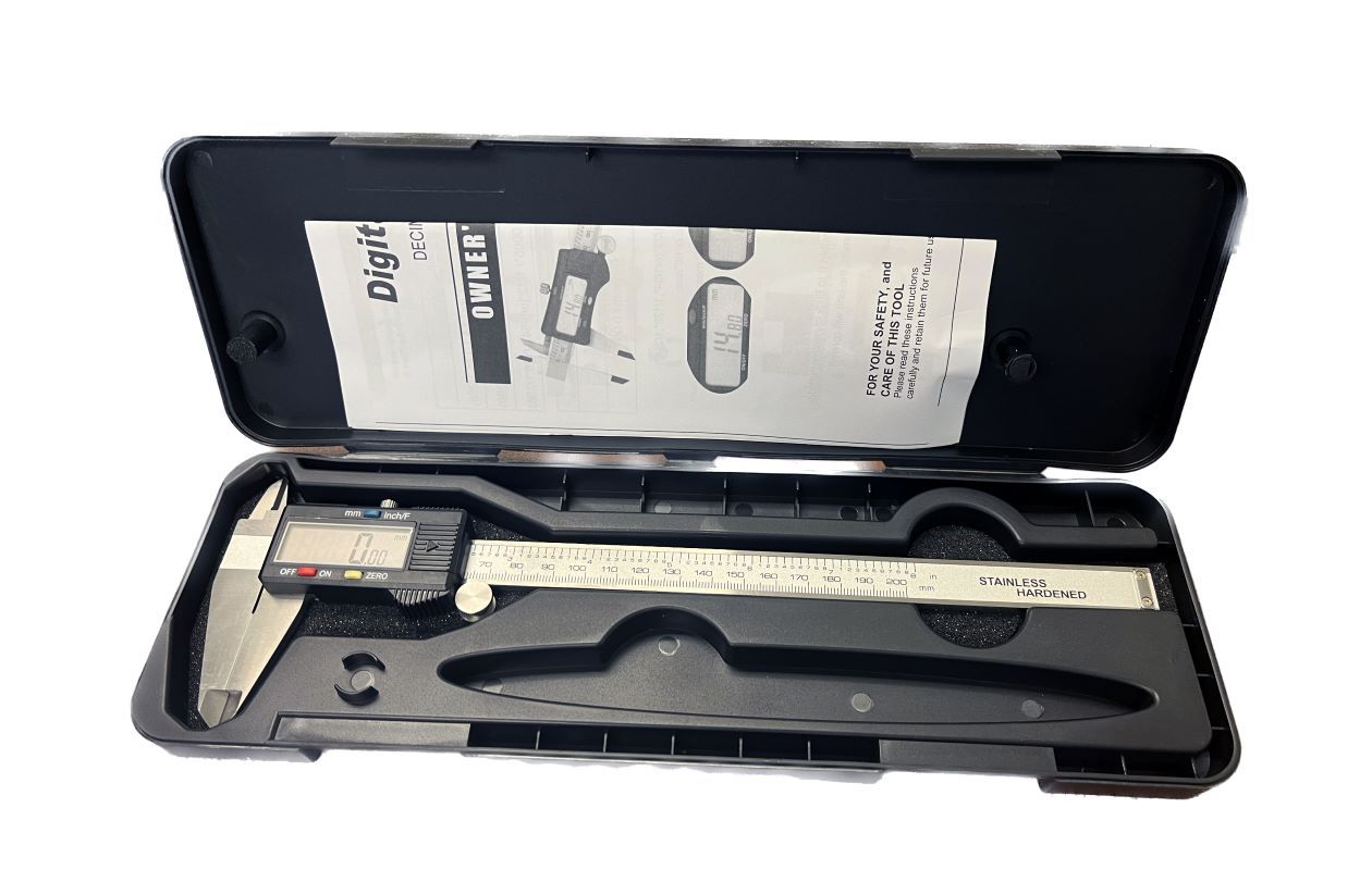8"/200MM/FRACTION DISPLAY ELECTRONIC CALIPER (4100-3508)