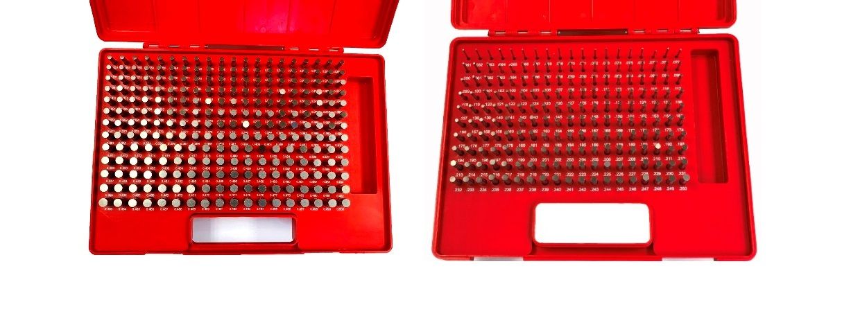 440 PIECE M1 & M2 .061-.500" MINUS PRECISION PIN GAGE SETS (4101-0050)