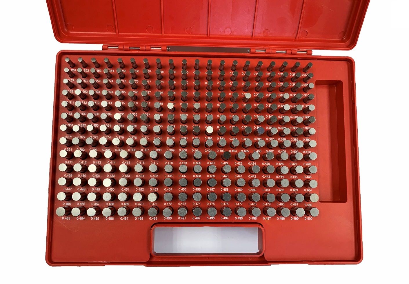 250 PIECE M2 PLUS PIN GAGE SET .251-.500 (4101-0112)