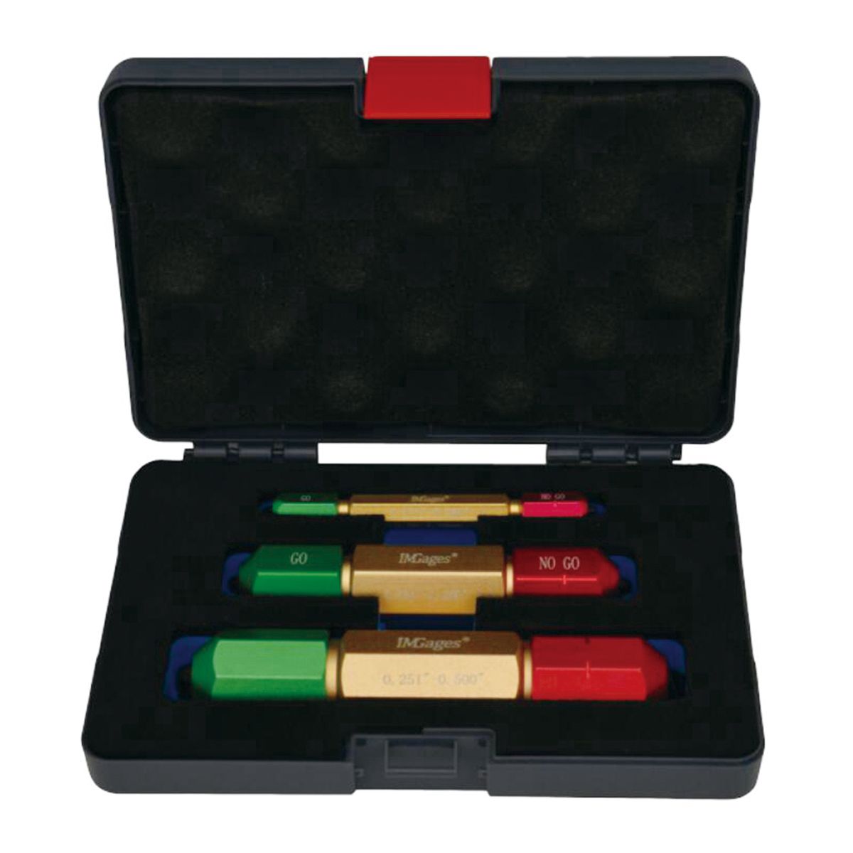 PRO-SERIES .011-.500" 3 PIECE PLUG GAGE HANDLE SET (4102-0018)