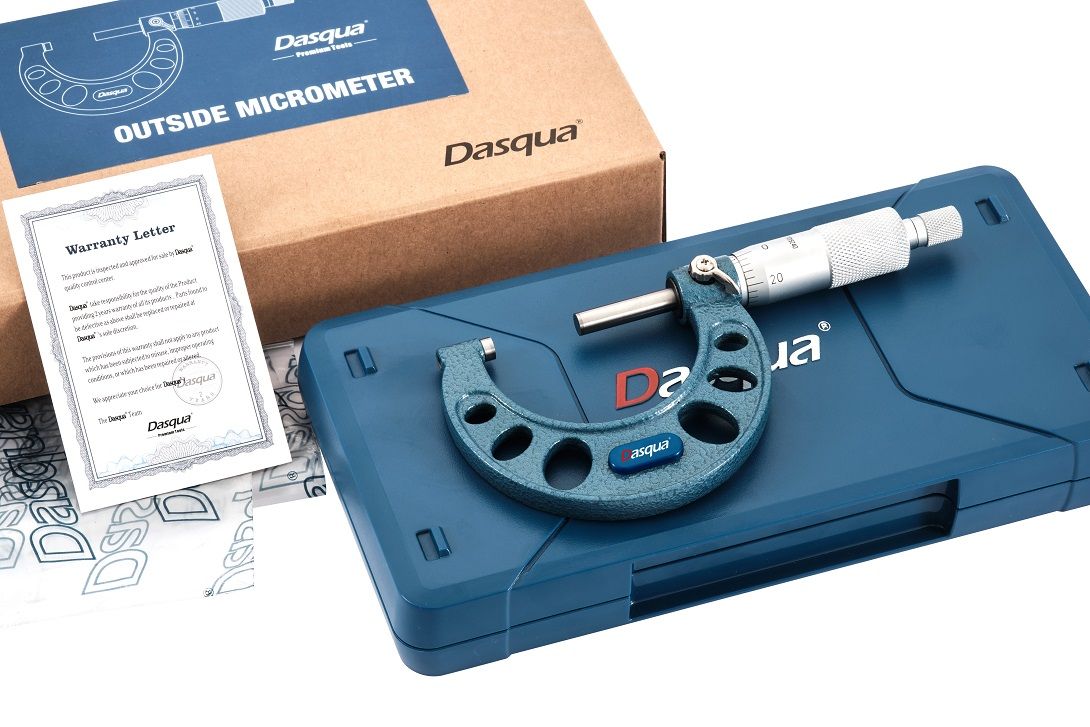 DASQUA 1-2" .0001" OUTSIDE MICROMETER (4112-0110)