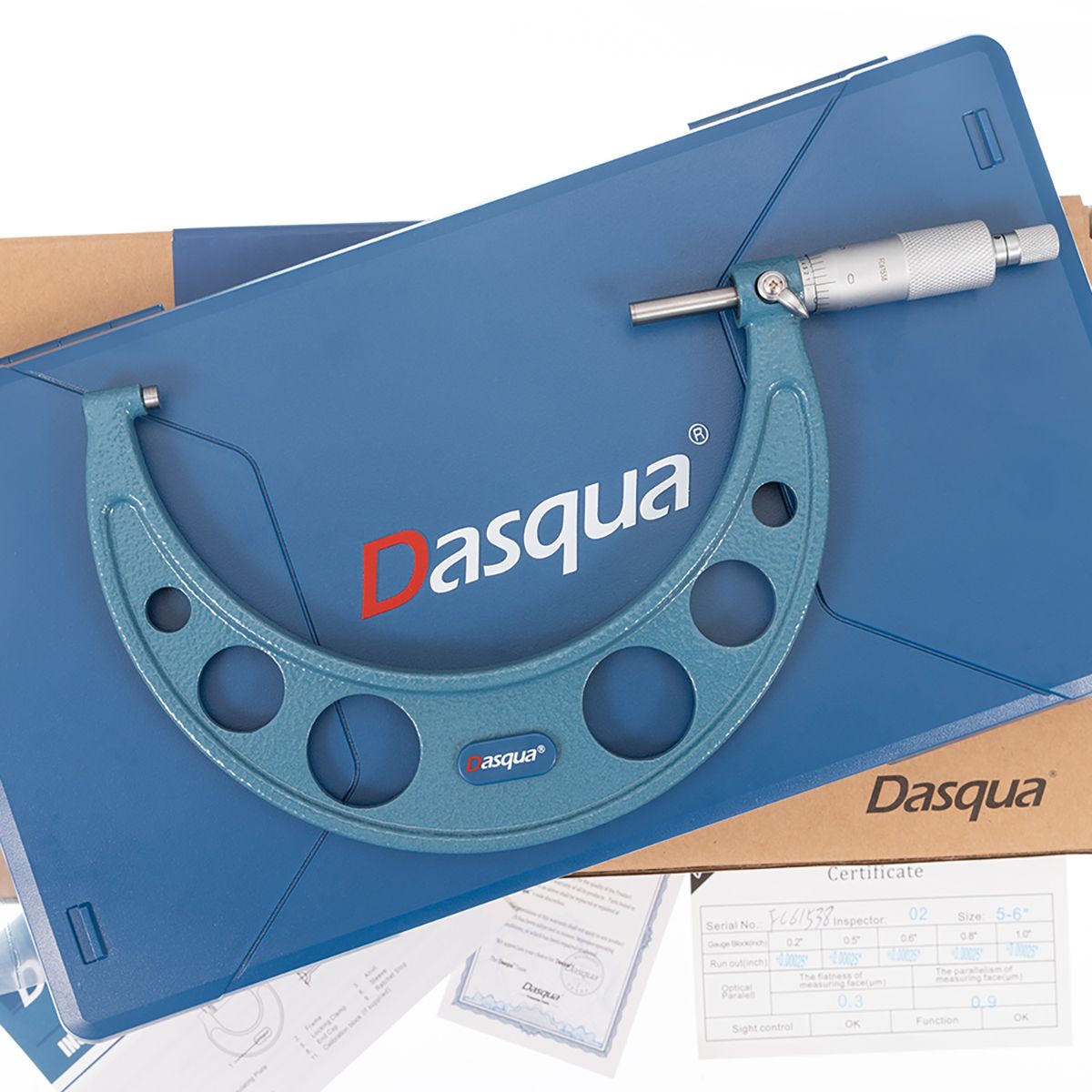 DASQUA 5-6" .0001" OUTSIDE MICROMETER (4112-0130)