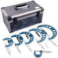 DASQUA 0-6" 6 PIECE HALF ROUND OUTSIDE MICROMETER SET (4112-0215)