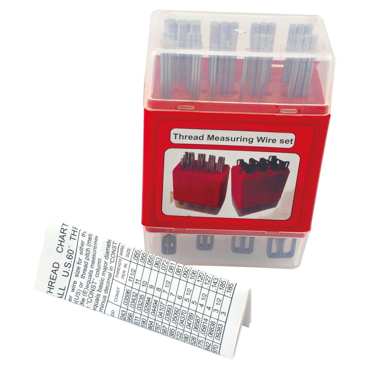 PRO-SERIES 48 PIECE THREAD WIRE MEASURING SET (4200-0240)