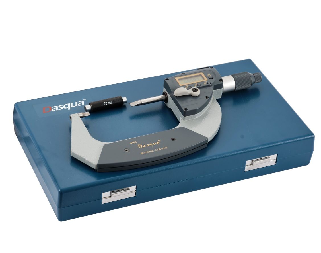DASQUA 50-75MM/2-3" DIGITAL QUICK-MOVING BLADE MICROMETER (4220-2109)