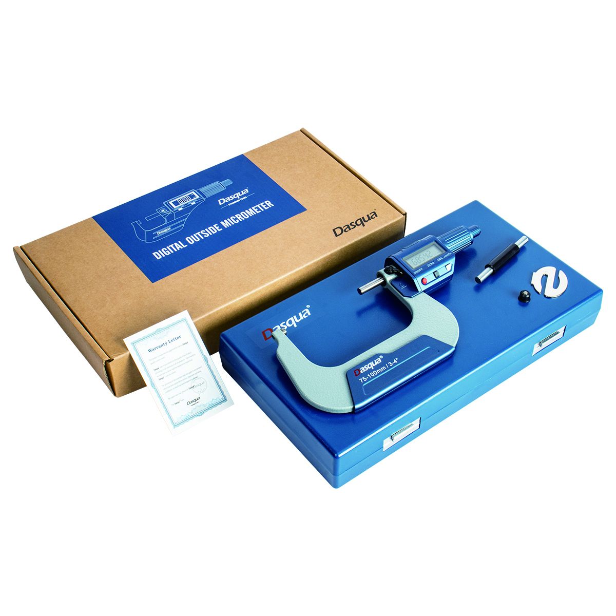 DASQUA 75-100MM/3-4" DIGITAL OUTSIDE MICROMETER (4230-2020)