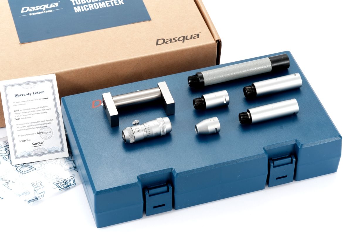 DASQUA 2-12" 0.001" INSIDE TUBE MICROMETER (4312-5109)
