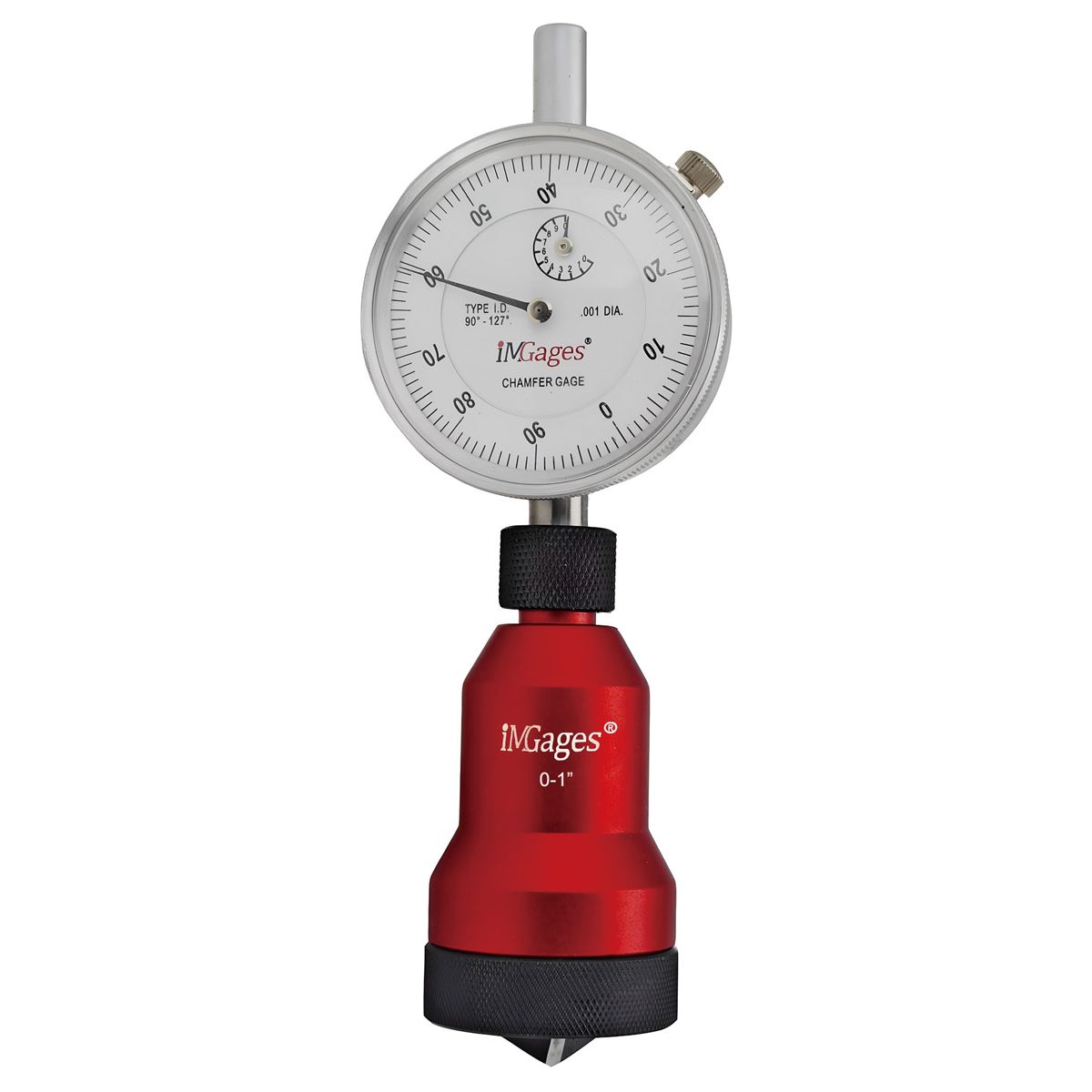 PRO-SERIES 0-1" 90-127 DEGREE DIAL INTERNAL COUNTERSINK CHAMFER GAGE (4400-0092)