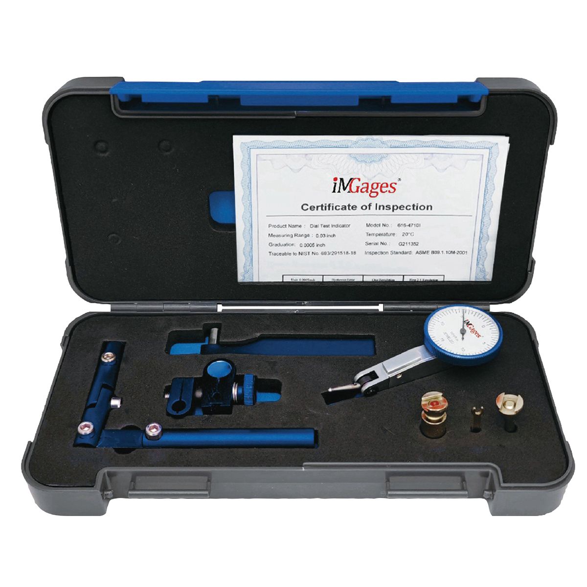 HHIP 0.03" TEST INDICATOR KIT - 0.0005" GRADUATION (4400-1005)