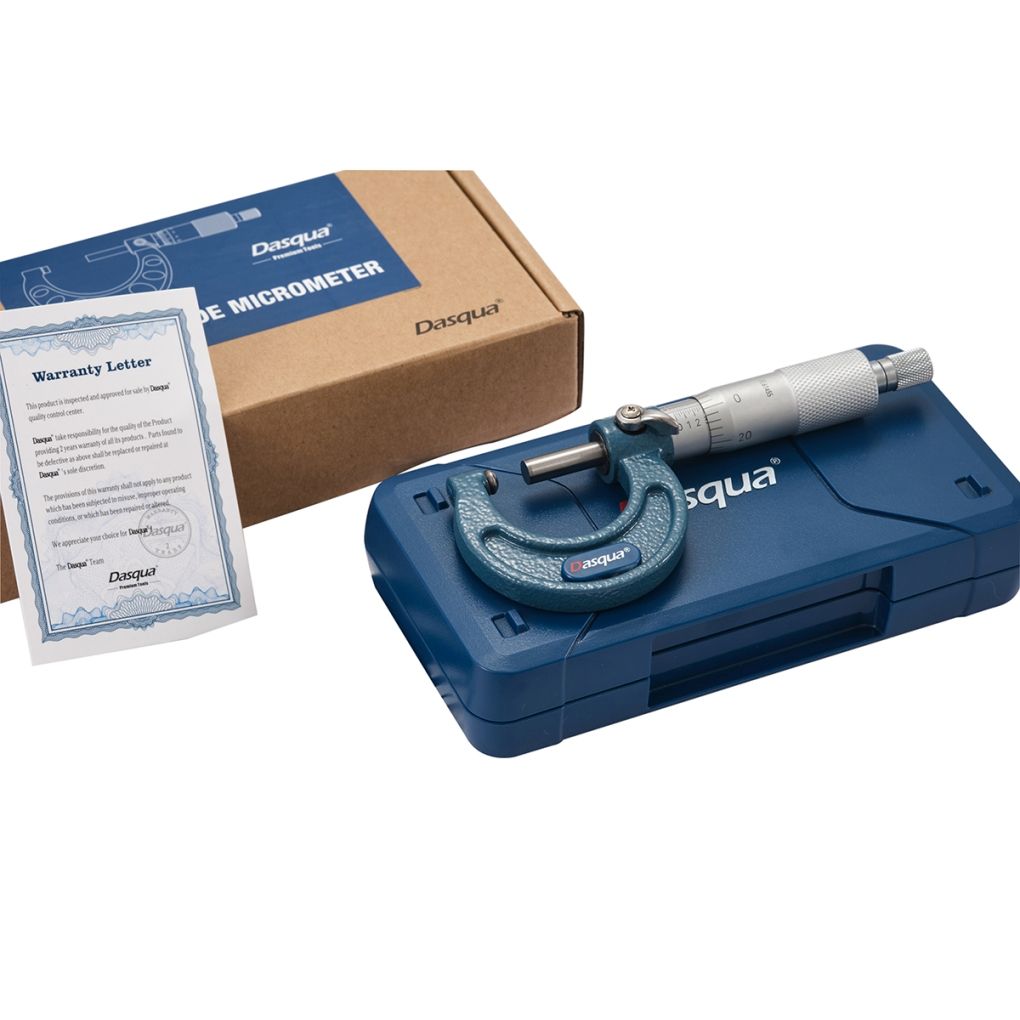 DASQUA 0-1" BALL SPHERICAL FACE MICROMETER (4510-2305)