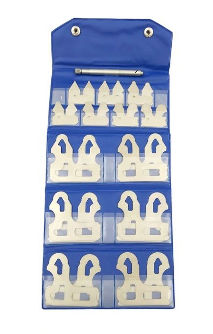 26 PIECE .010-0.500" RADIUS GAGE SET (4901-0026)