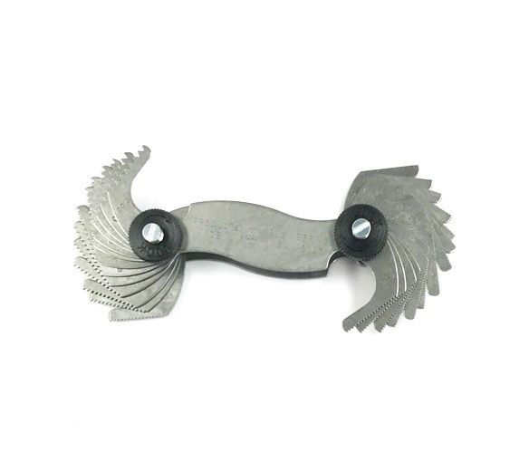 USA MADE 0.25-2.50MM 28 PIECE SCREW PITCH GAGE (4901-0096)