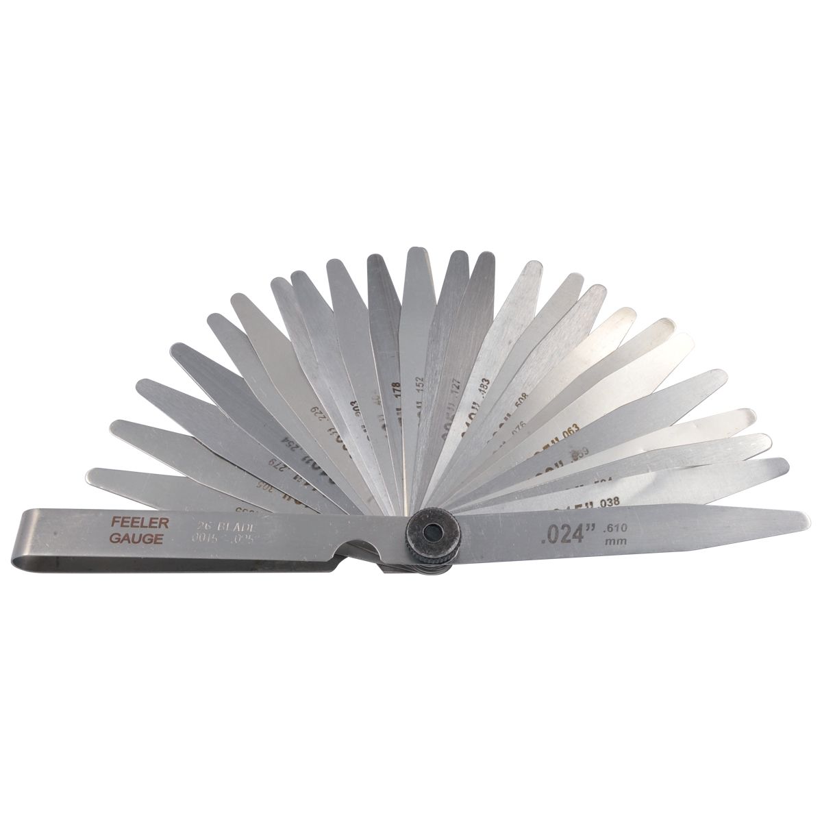 HHIP 26 PIECE 0.00.15-0.025" FEELER GAGE SET (4906-0038)