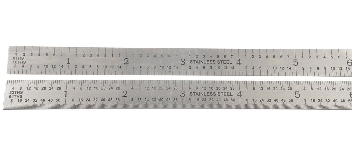 HHIP 36 X 3/4" 4R FLEX RULE GRADUATIONS 1/8, 1/16, 1/32 & 1/64 (4906-0136)