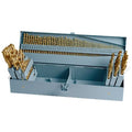 115 PIECE TiN COATED HIGH SPEED STEEL JOBBER DRILL SET (5000-0003)
