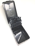 25 PIECE 1-13MM X .5MM HIGH SPEED STEEL METRIC JOBBER DRILL SET (5000-0007)