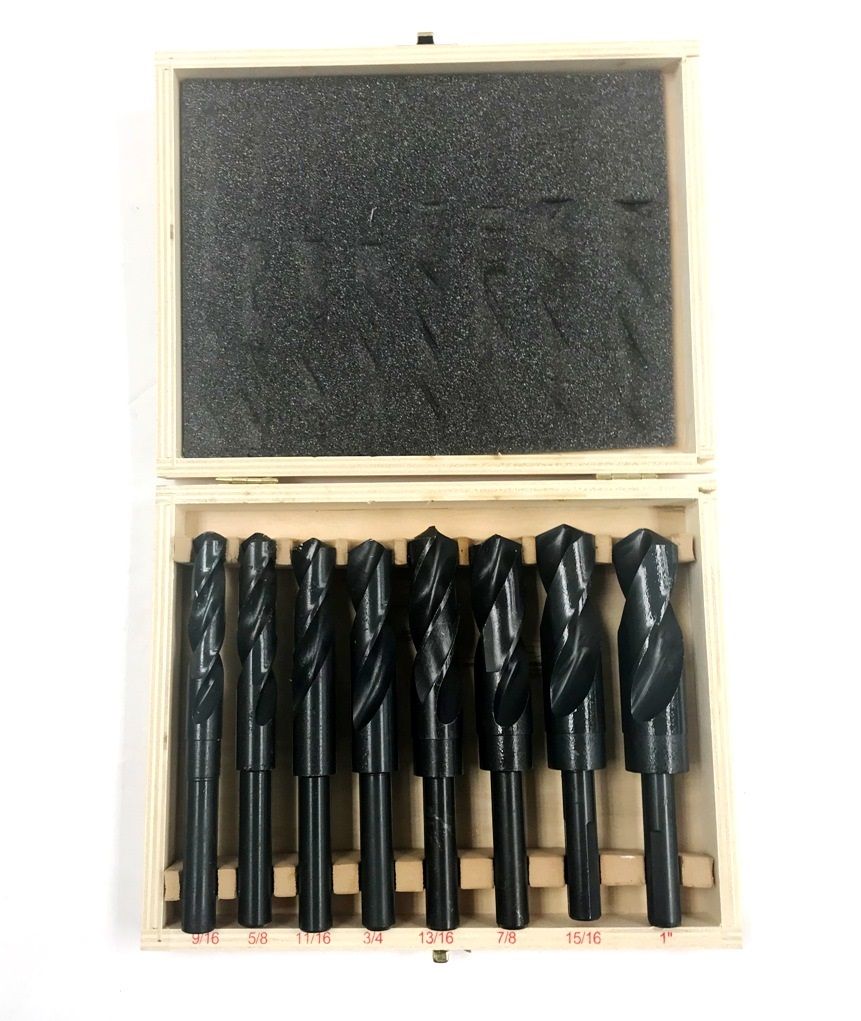 9/16-1" 8 PIECE SILVER & DEMMING DRILL SET (5000-0010)